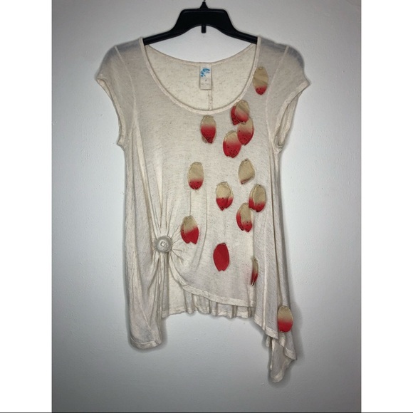 Anthropologie Tops - Anthropologie C. Keer Falling Leaves Top
